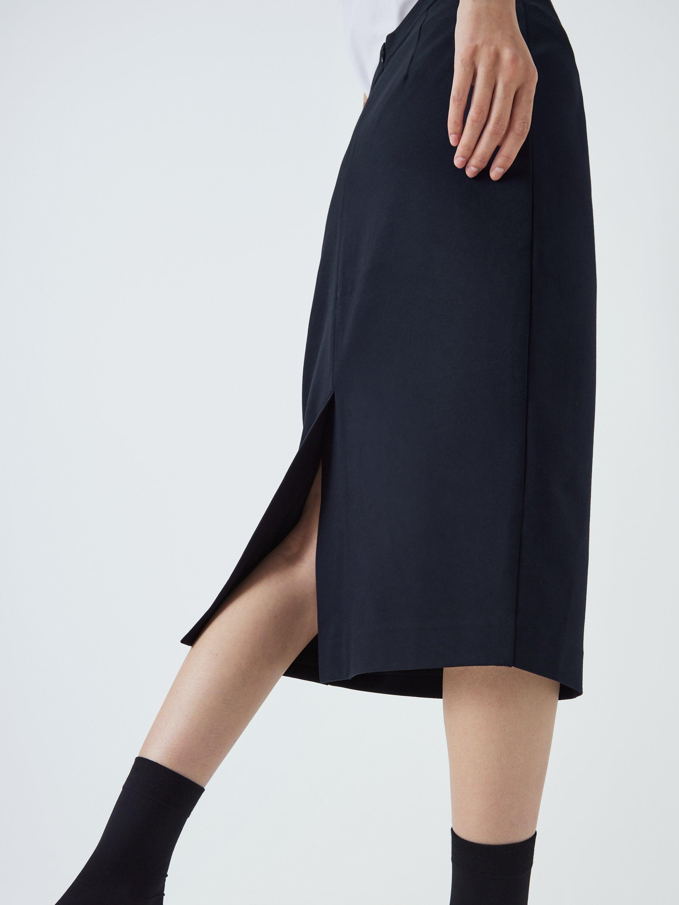 Product image 6 of 6, which shows John Lewis Taylor Ponte Pencil Skirt, Navy, 8
