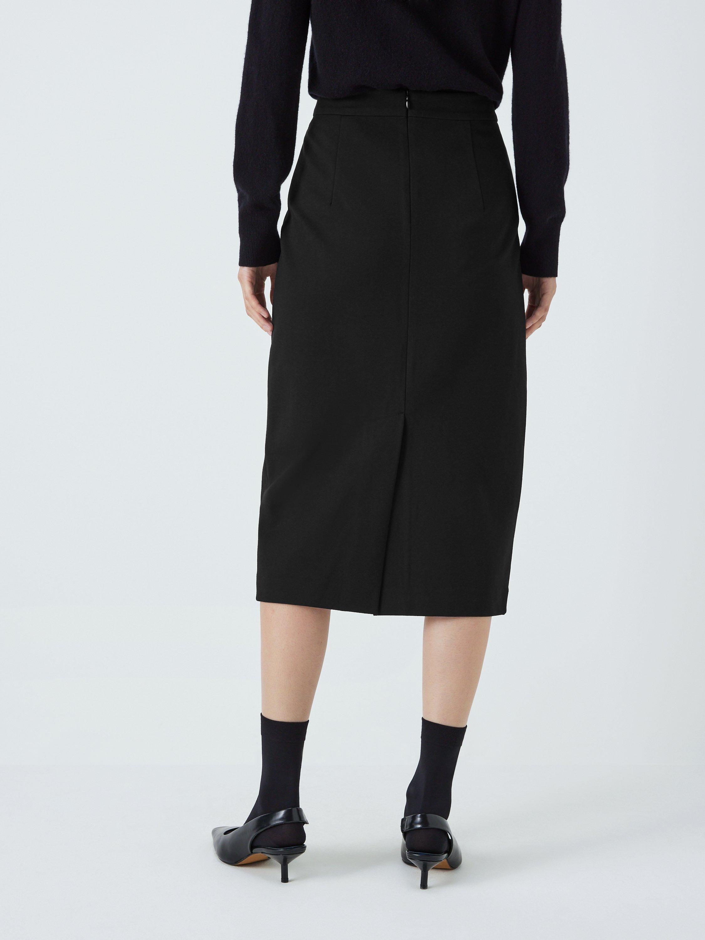 John lewis navy pencil skirt best sale