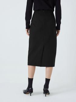 John Lewis Taylor Ponte Pencil Skirt - view 2, Black
