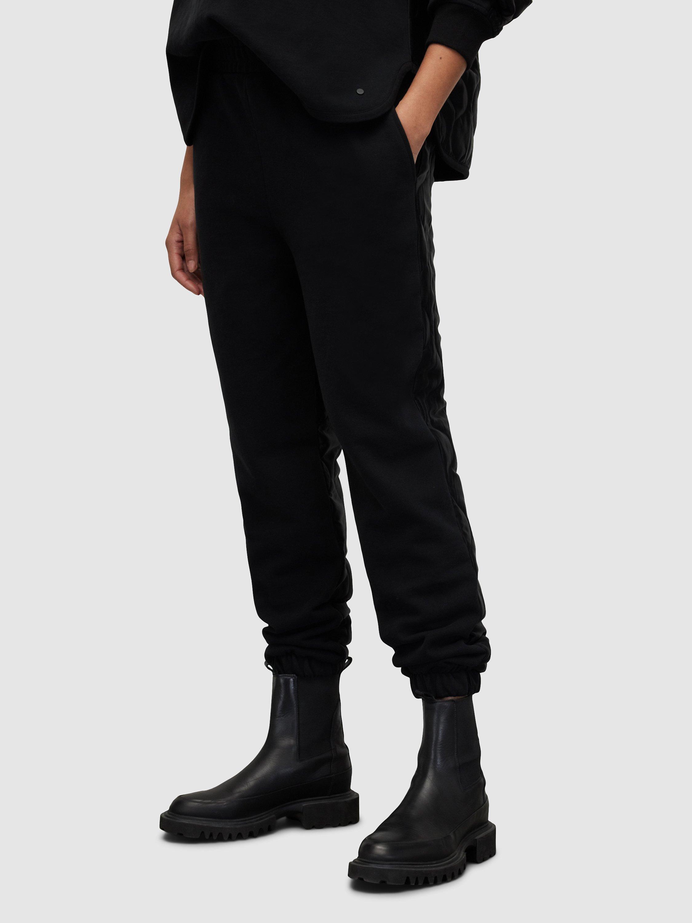 AllSaints Queti Cotton Joggers, Black