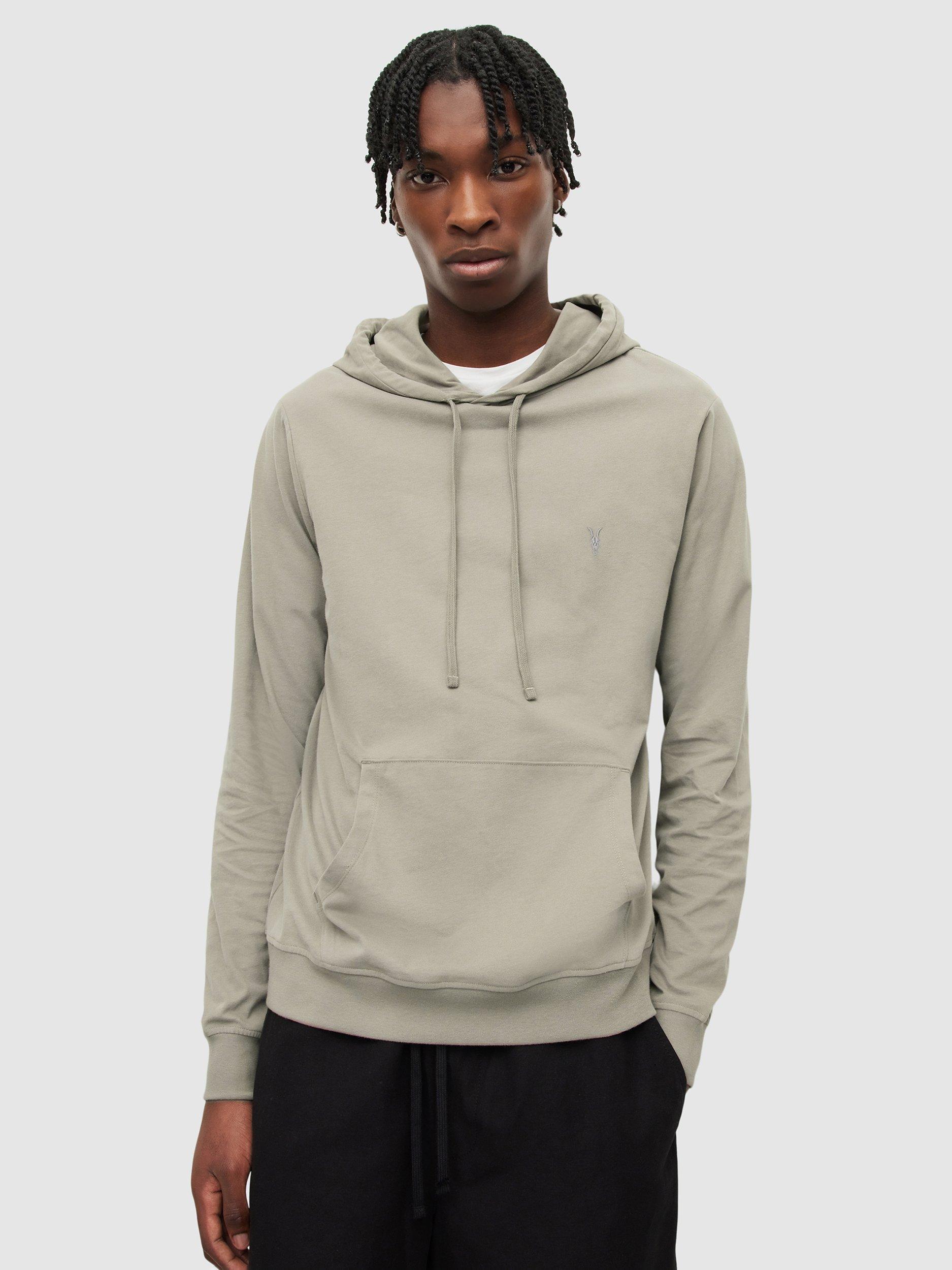 AllSaints Brace Hoodie, Bay Leaf Taupe