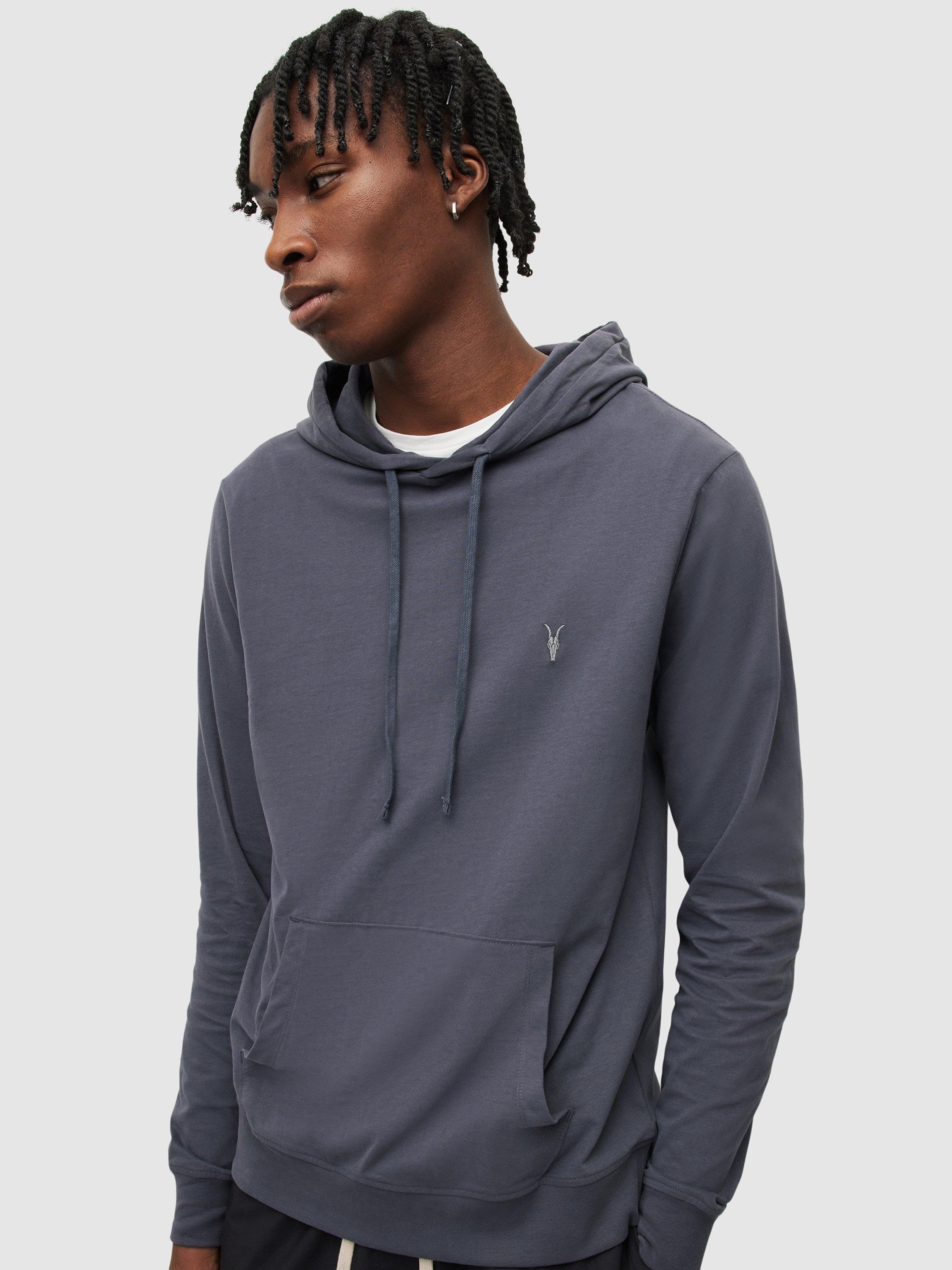 AllSaints Brace Hoodie, Amethyst Blue
