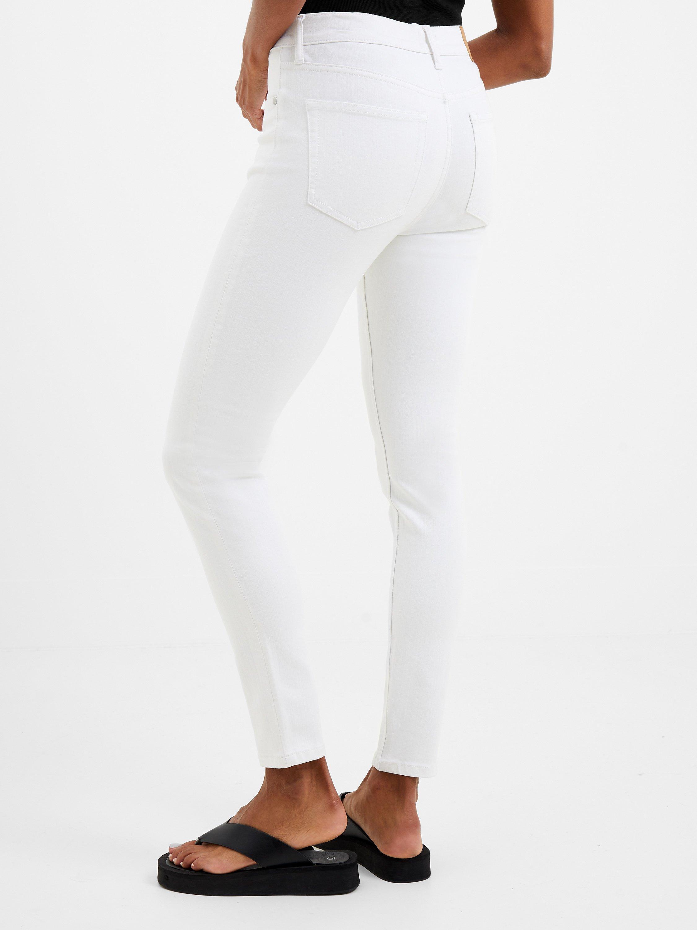 French Connection Rebound Response Skinny Jeans, White, 6
