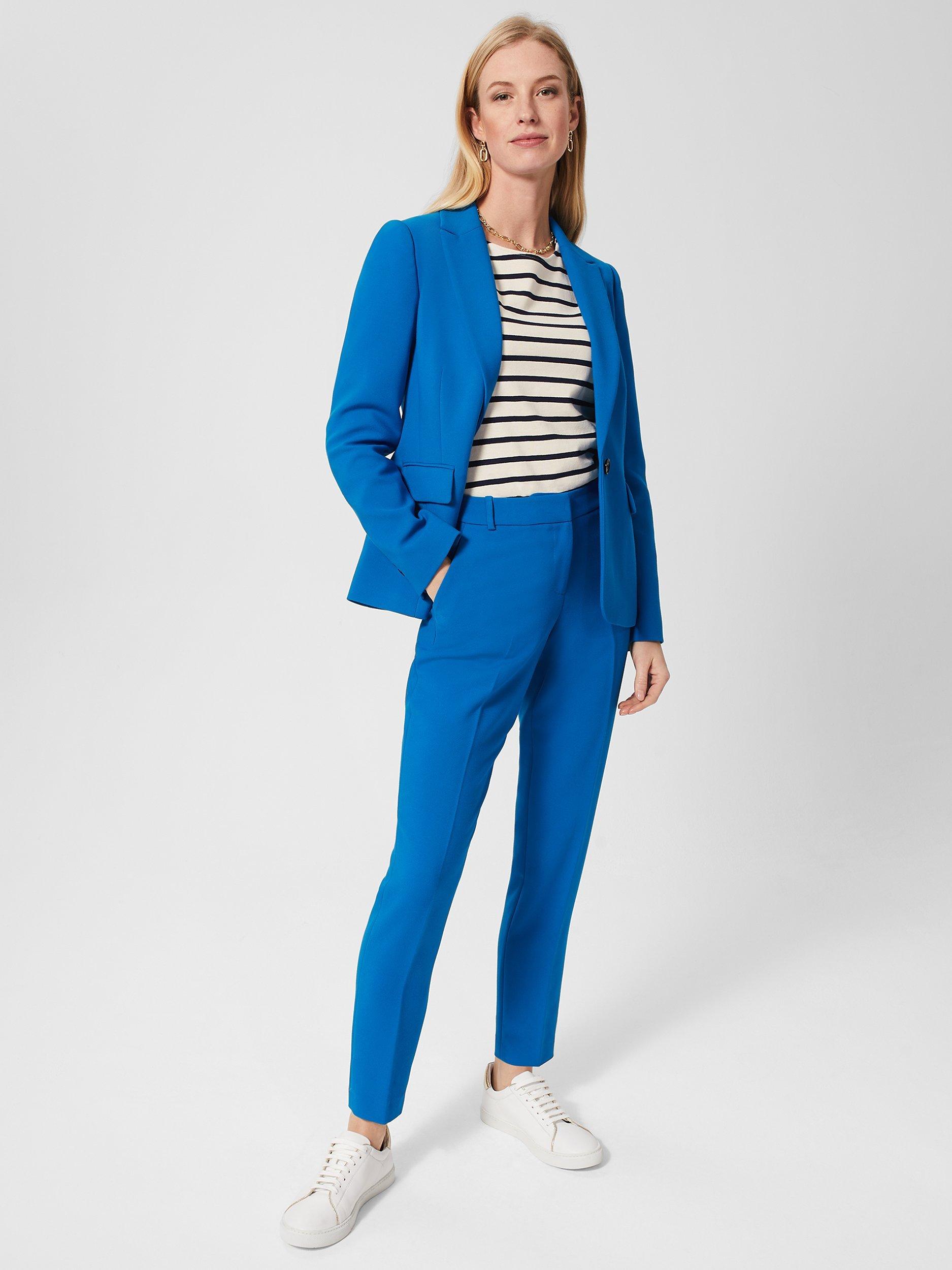 Hobbs Petite Suki Blazer, Imperial Blue