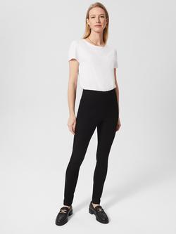 Hobbs Sera Legging Trousers, Black, Black