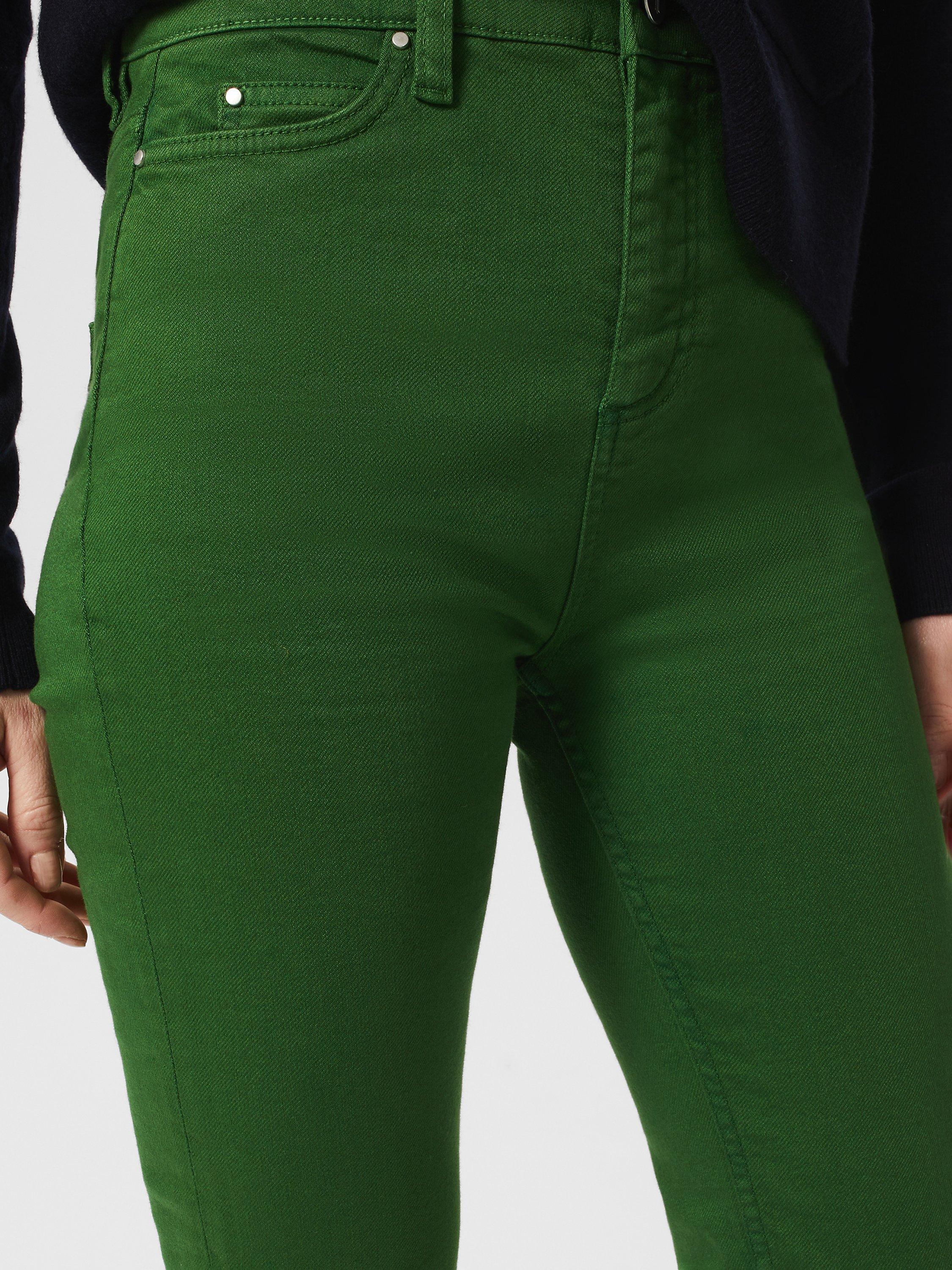 Product image 4 of 6, which shows Hobbs Gia Sculpting Skinny Jeans, Pea Green, 12
