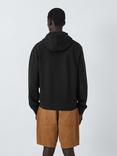 John Lewis ANYDAY Cotton Zip-Through Hoodie, Black