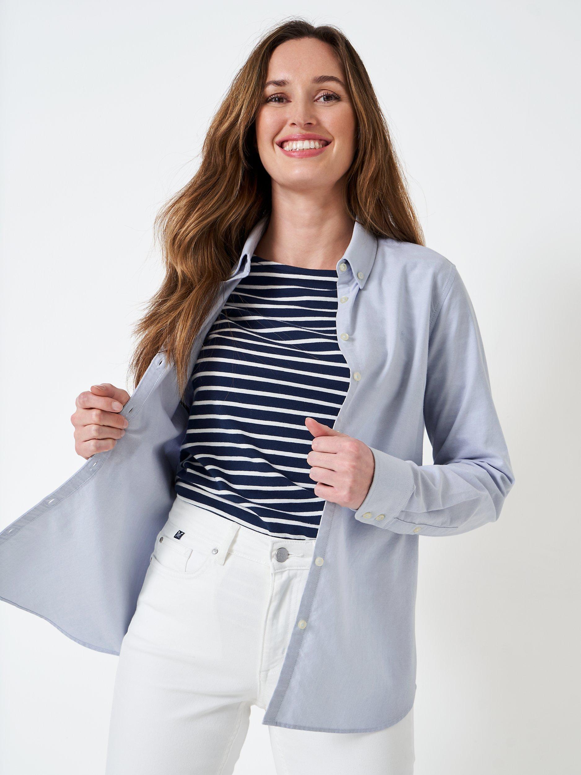 Product image 3 of 5, which shows Crew Clothing Bracken Shirt, Light Blue, 8