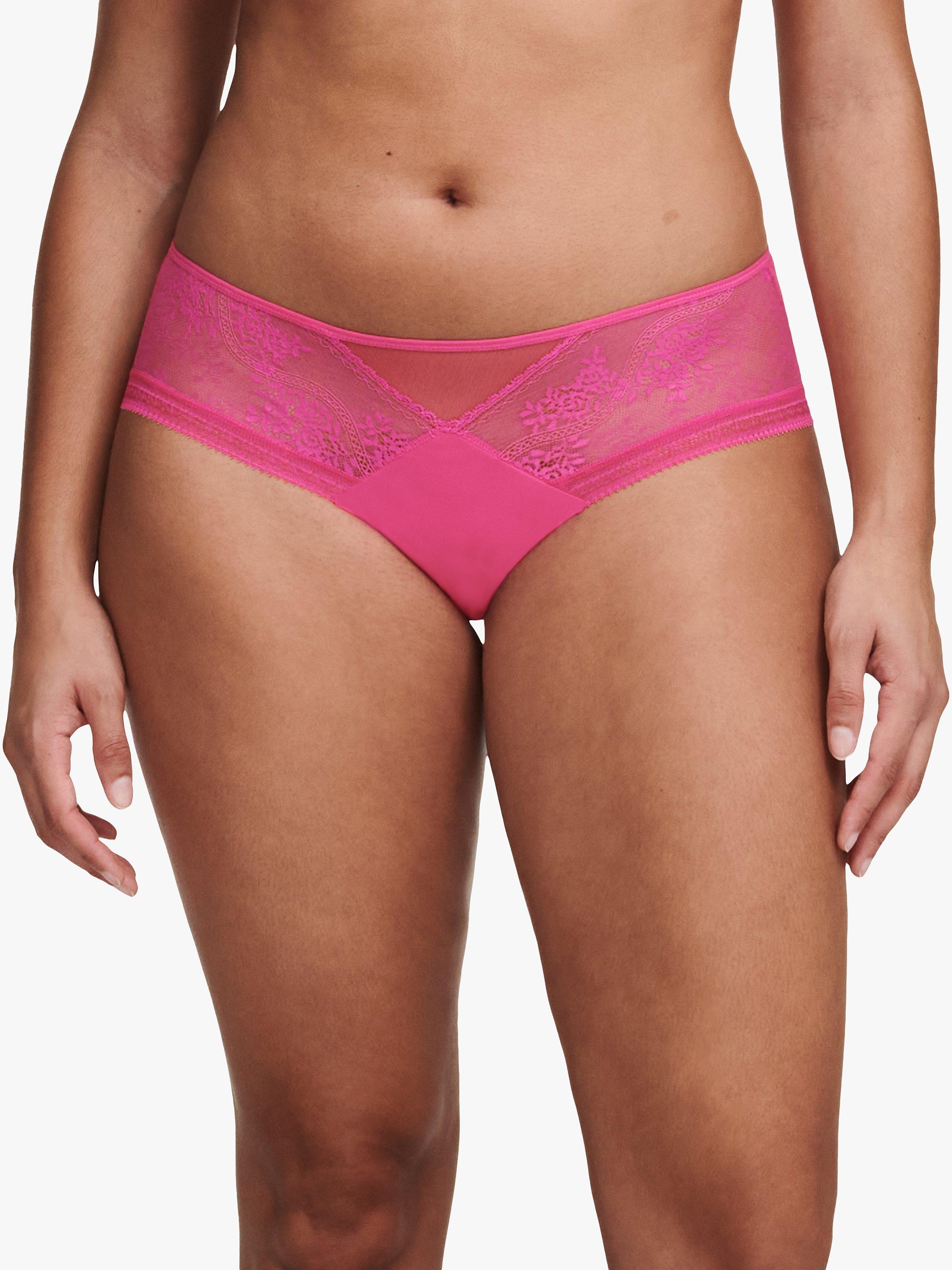 Passionata Maddie Floral Lace Shorts, Fuchsia Pink