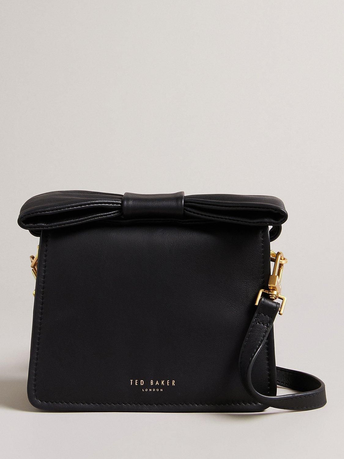 Ted Baker Niasina Leather Cross Body Bag, Black
