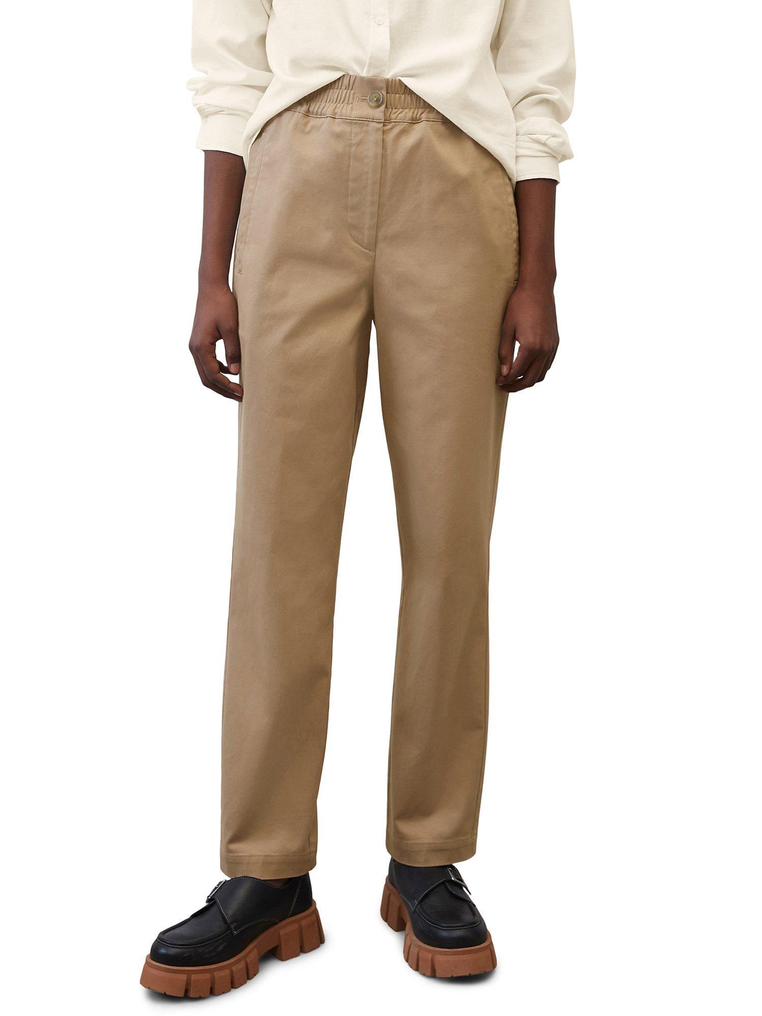 Marc O'Polo Tailored Trousers, Dusty Earth