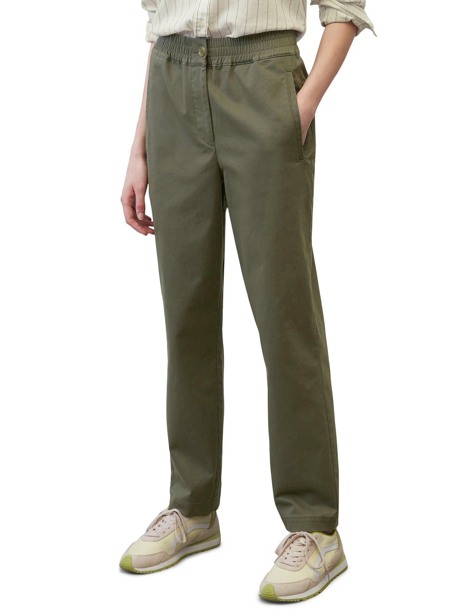Marc O'Polo Tailored Trousers, Wild Olive