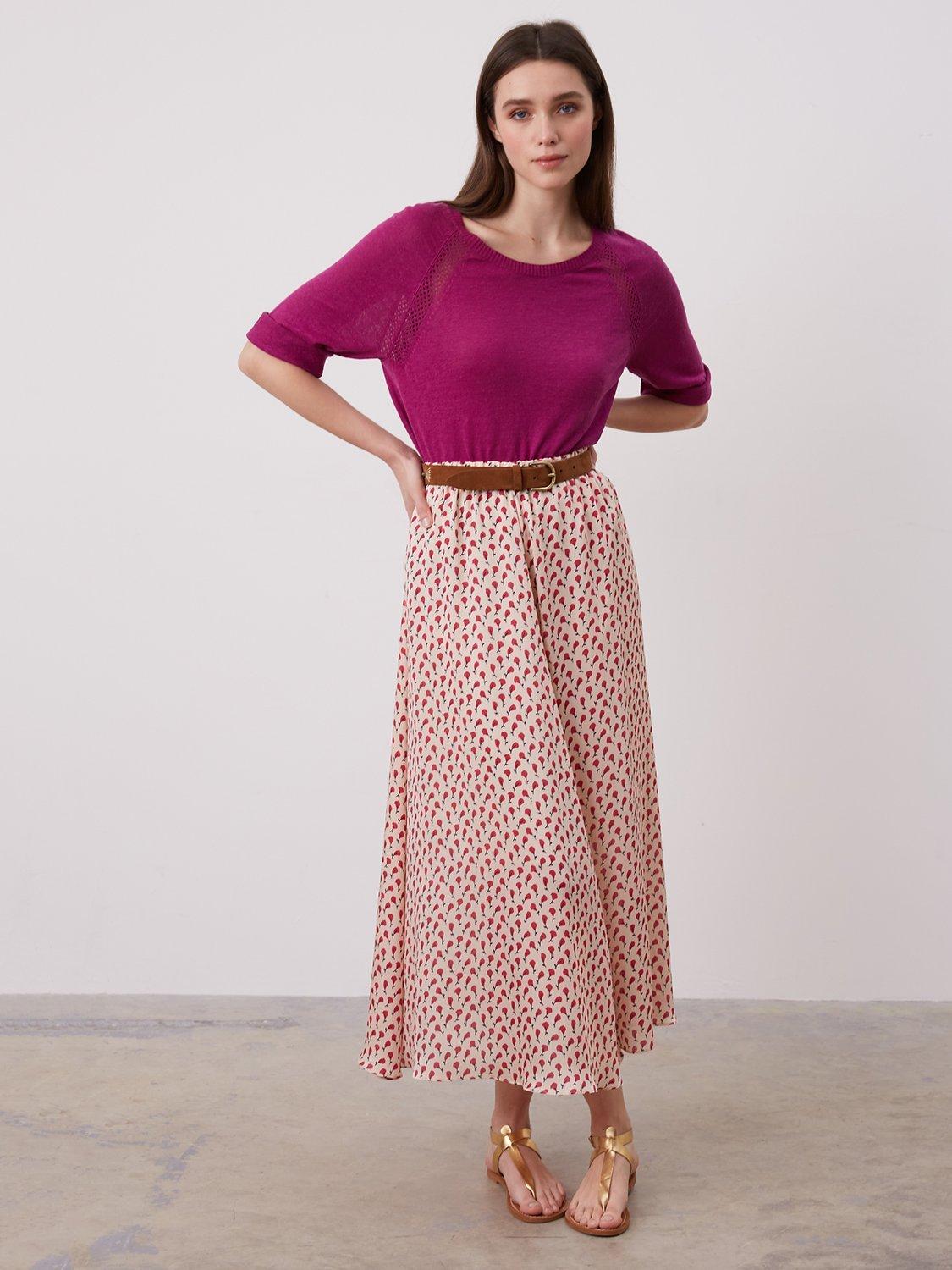 Gerard Darel Pullover Lanna Linen Jumper, Purple