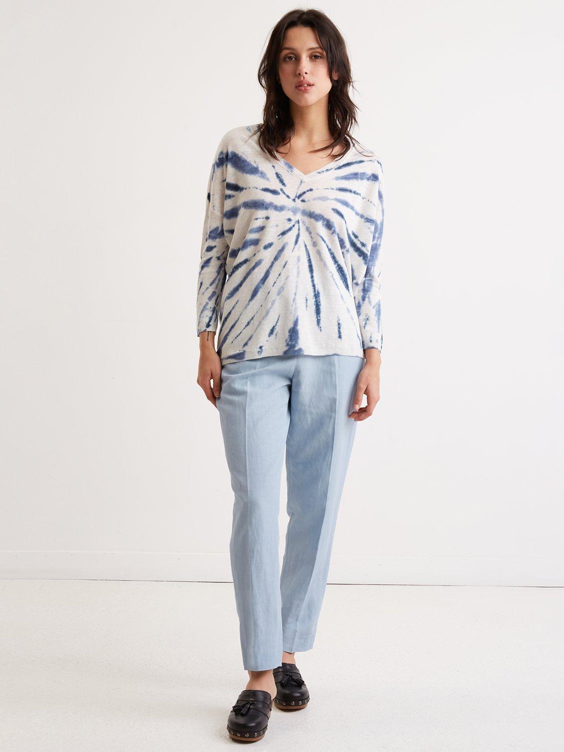 Gerard Darel Launa Linen Jumper, Indigo