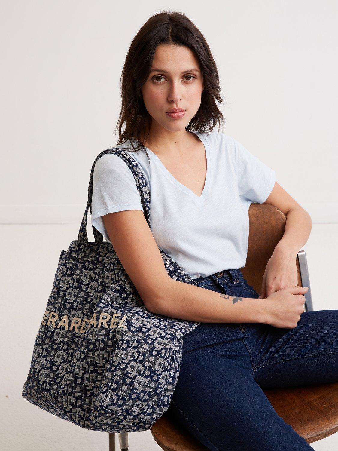 Gerard Darel Andy V-Neck T-Shirt, Blue