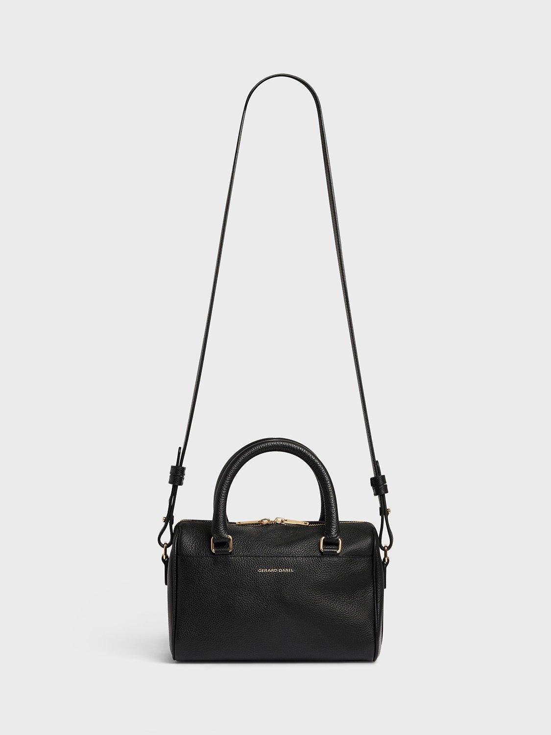 Gerard Darel Le Mini Jackie Leather Cross Body Bag, Black