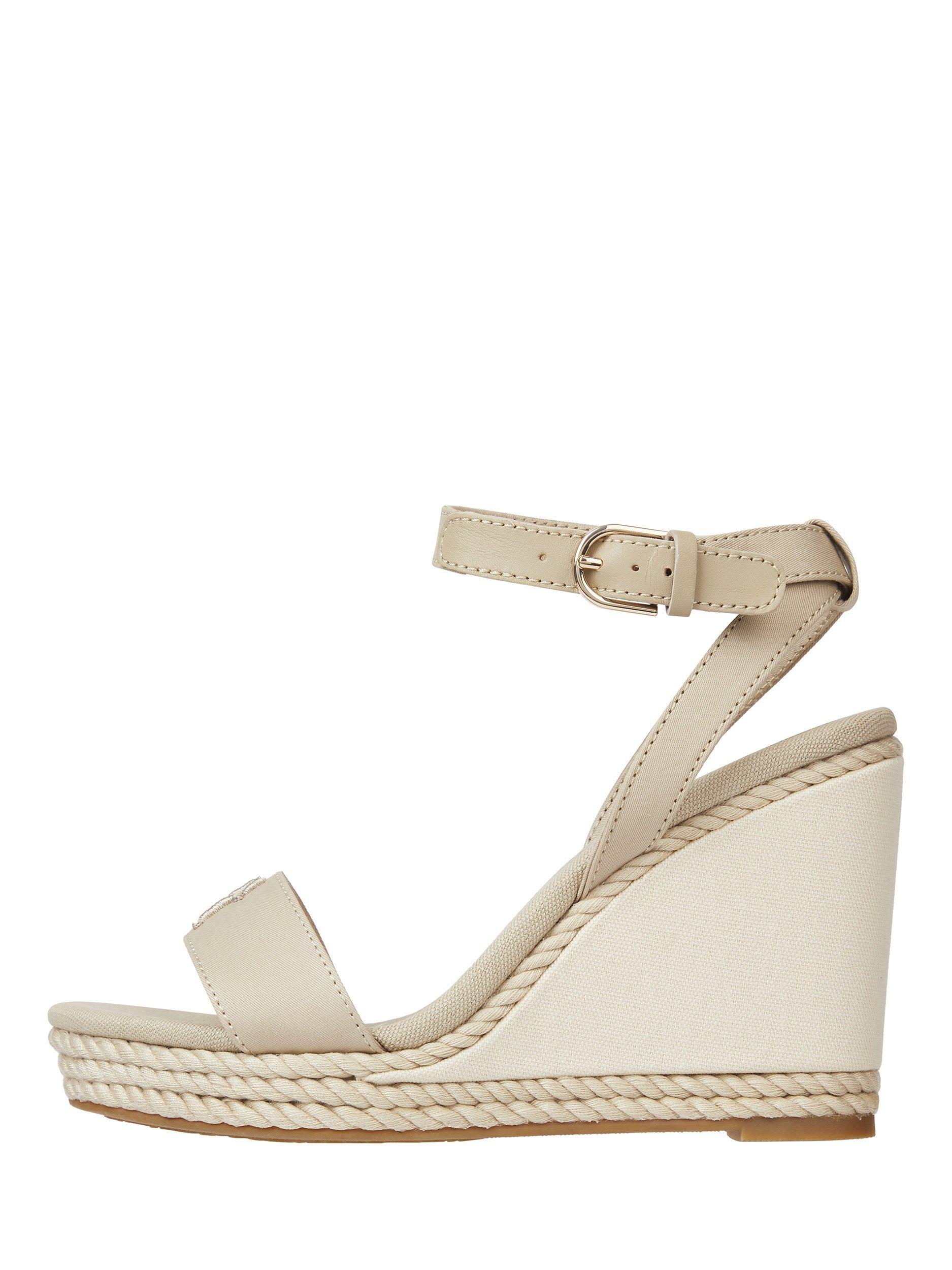 Tommy Hilfiger Rope Webbing Wedge Sandals, Sandalwood