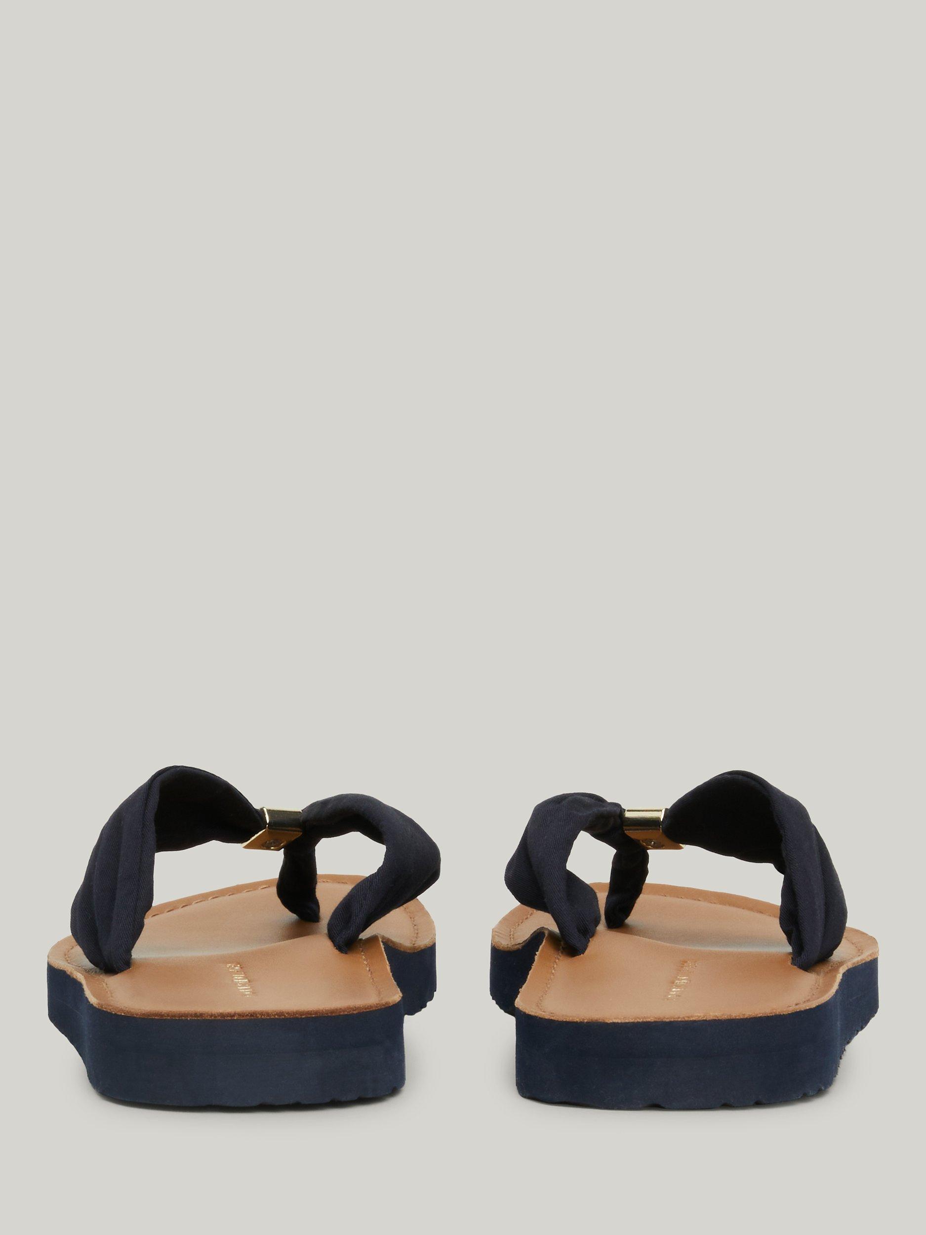 Product image 1 of 7, which shows Tommy Hilfiger Beach Flip Flop Sandals, Space Blue, 6