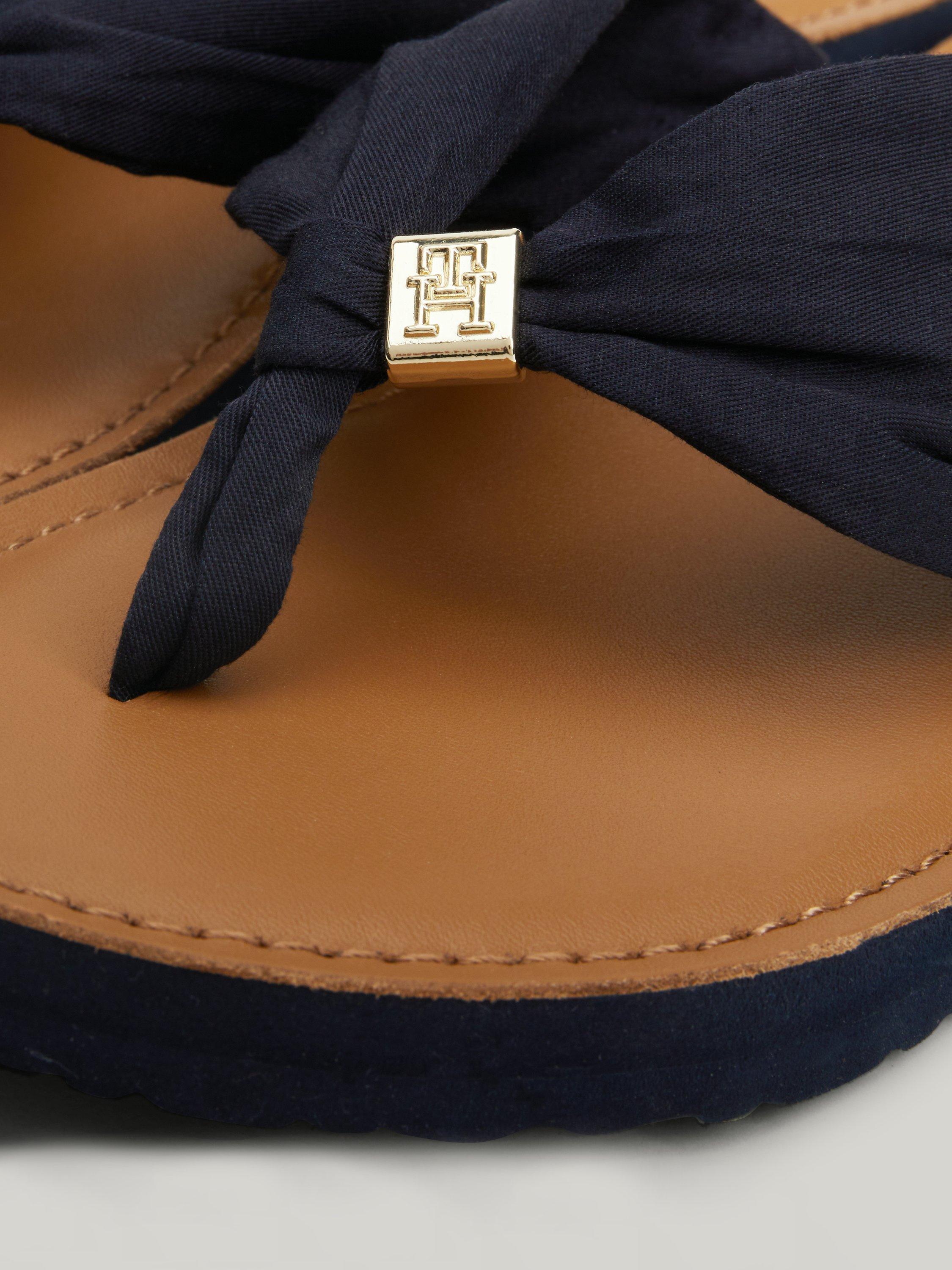 Product image 5 of 7, which shows Tommy Hilfiger Beach Flip Flop Sandals, Space Blue, 6