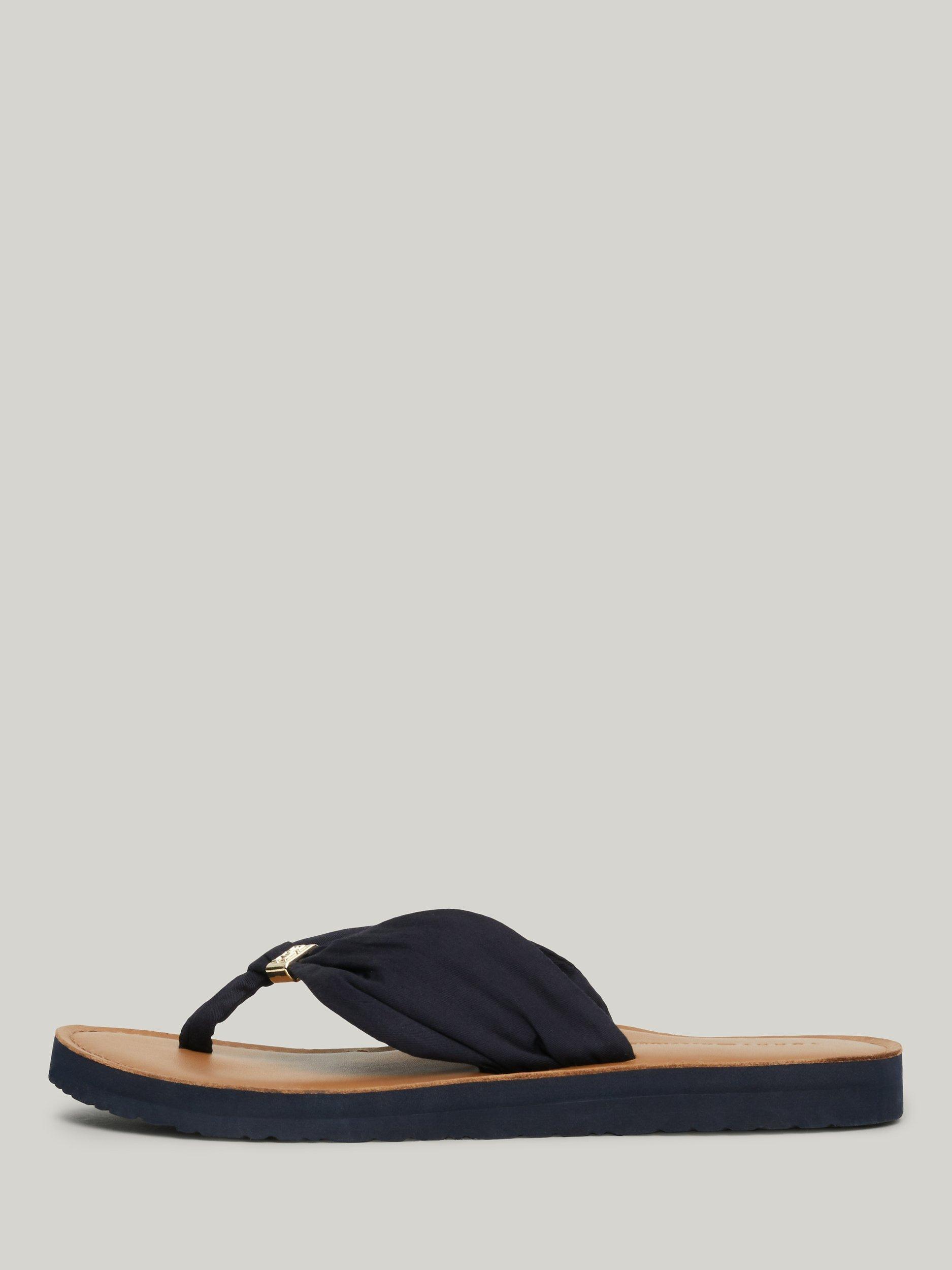 Product image 6 of 7, which shows Tommy Hilfiger Beach Flip Flop Sandals, Space Blue, 6