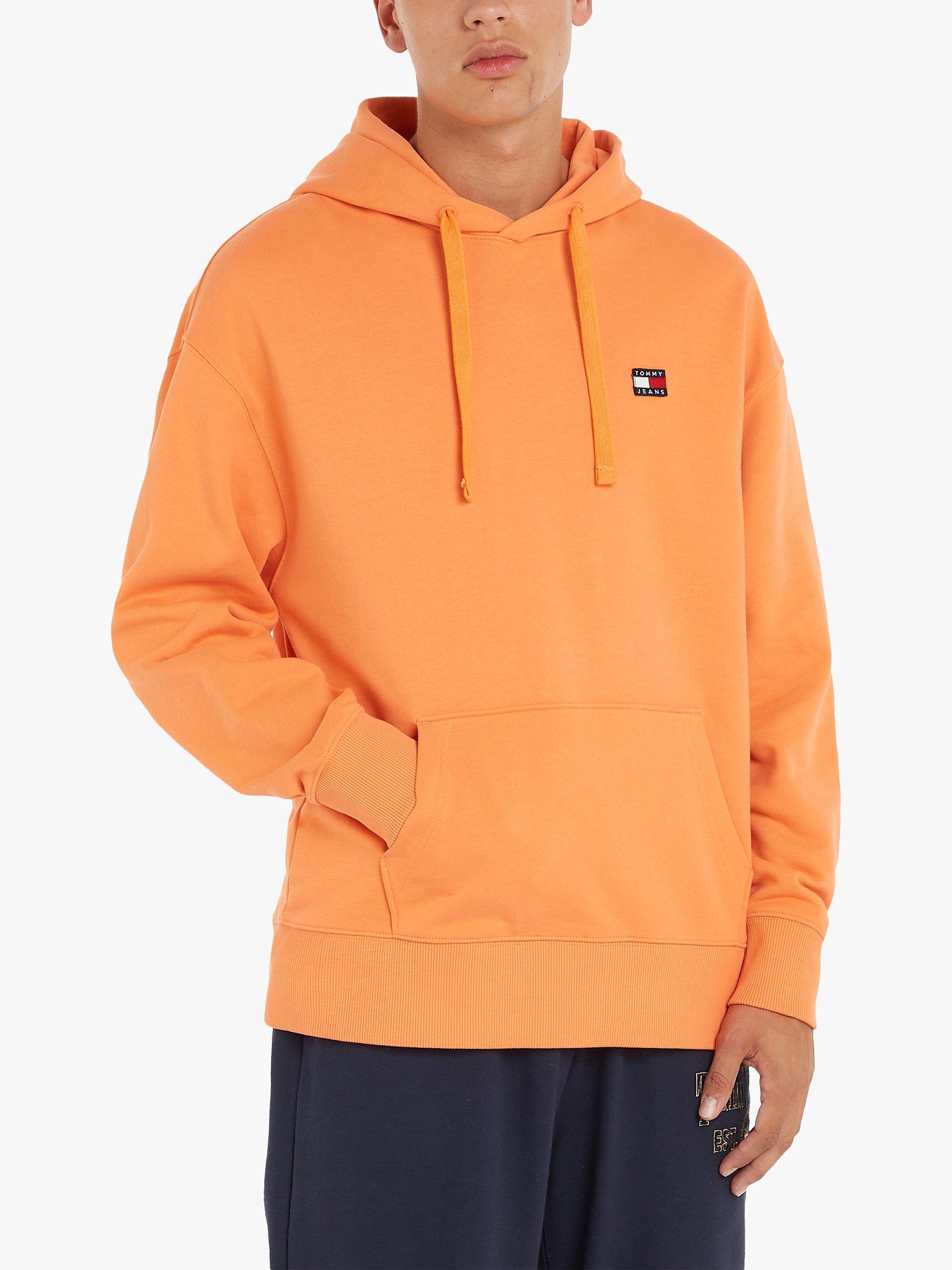 Tommy Jeans Badge Hoodie, Citrus Orange