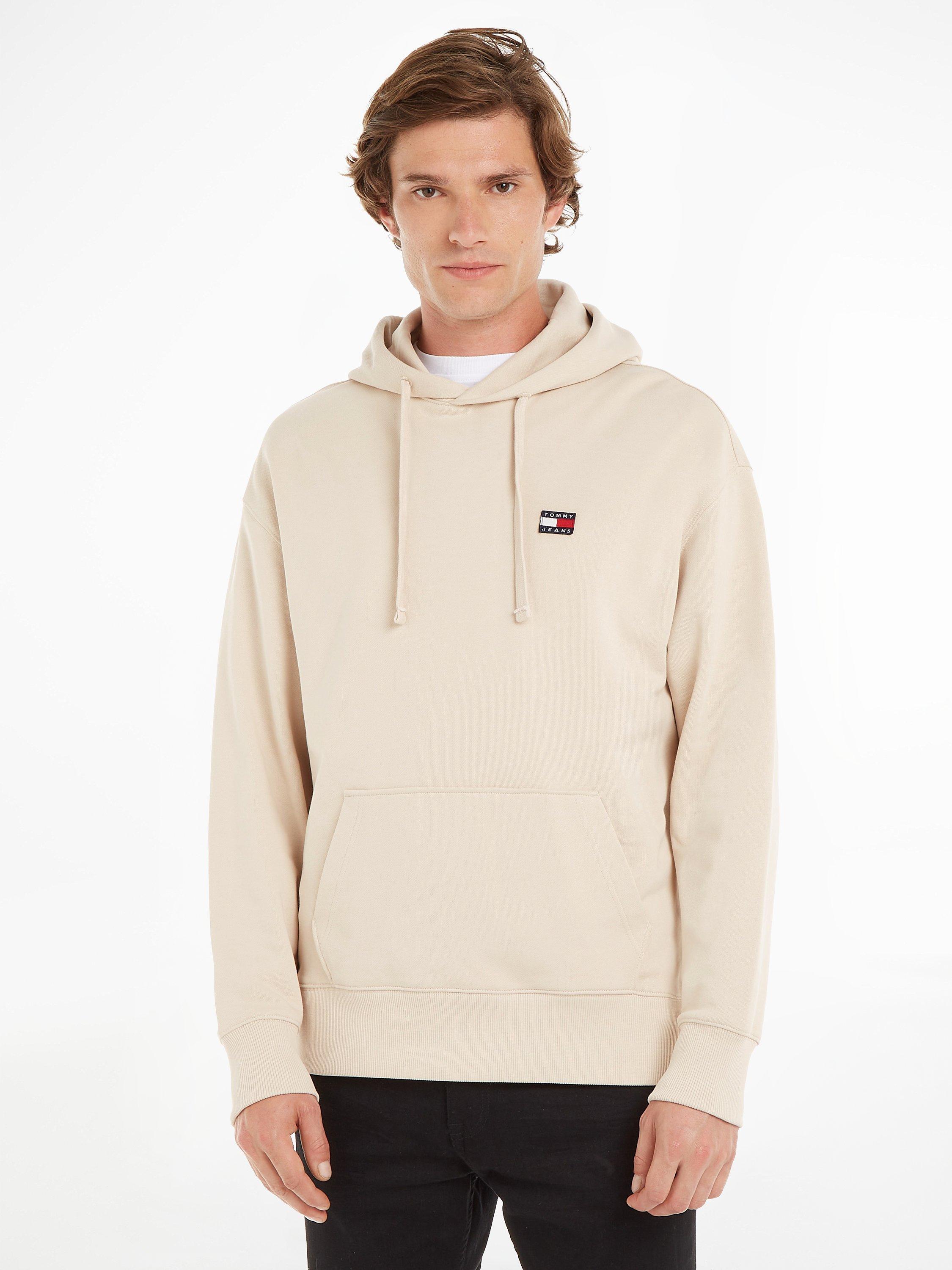 Tommy Jeans Badge Hoodie, Classic Beige