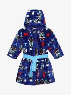 Brand Threads Kids' Thomas the Tank Engine Dressing Gown, Navy - view 2, Navy