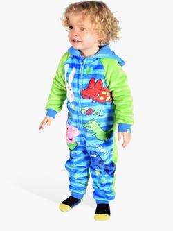 Brand Threads Kids' George Pig Onesie, Blue/Multi, Blue/Multi