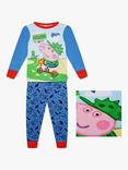 Brand Threads Kids' George Pyjama Sets, Blue, Blue