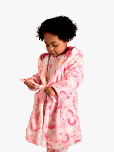 Brand Threads Kids' Peppa Pig Dressing Gown, Fuchsia, Fuchsia