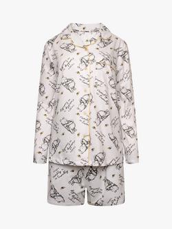 Brand Threads Maternity Winnie the Pooh Pyjama Set, White - view 2, White