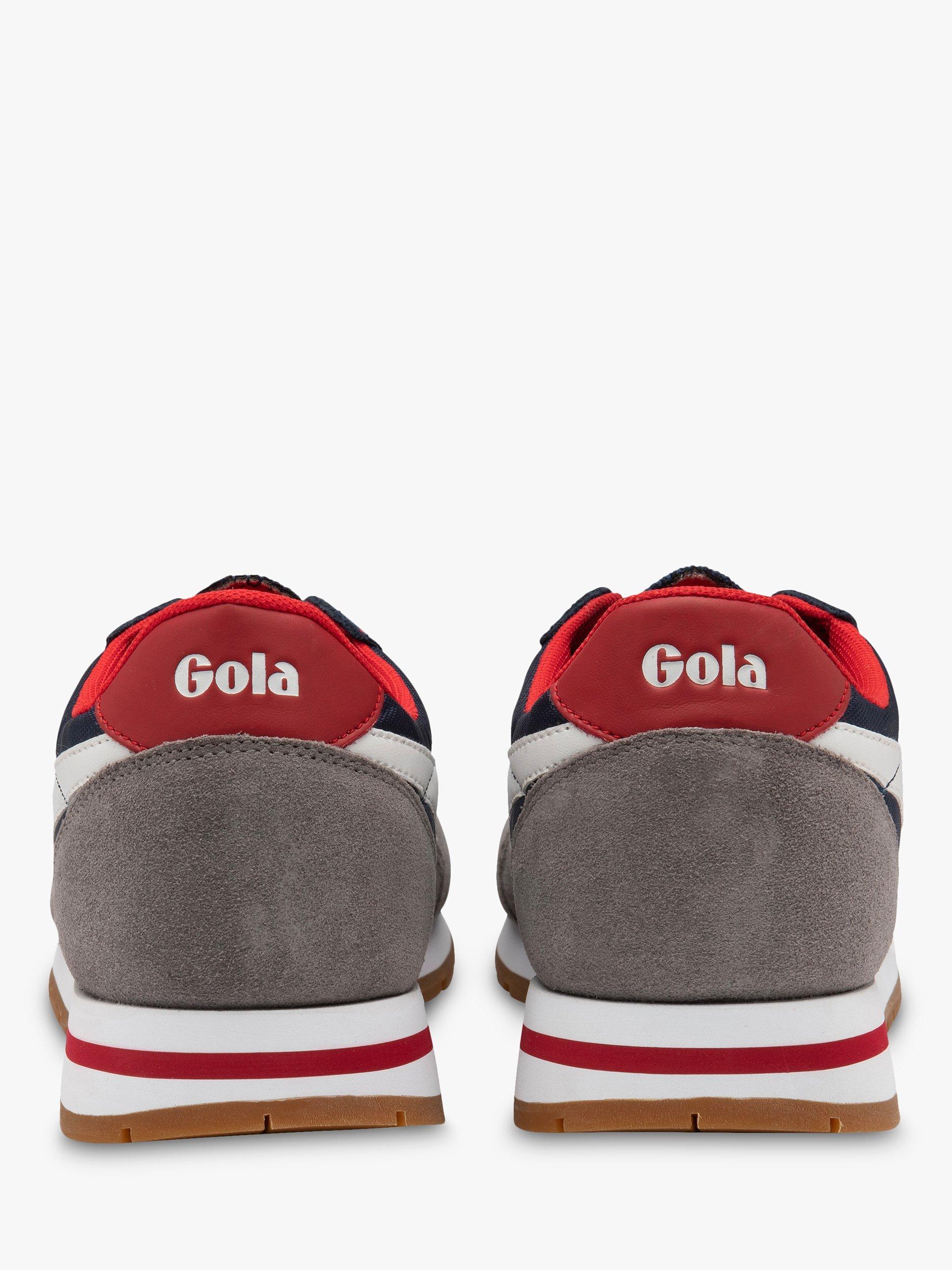 Product image 4 of 5, which shows Gola Classics Daytona Chute Lace Up Trainers, Navy/Ash, 7