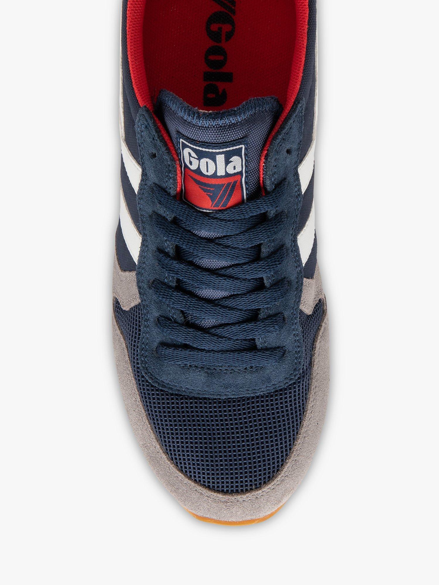 Product image 5 of 5, which shows Gola Classics Daytona Chute Lace Up Trainers, Navy/Ash, 7