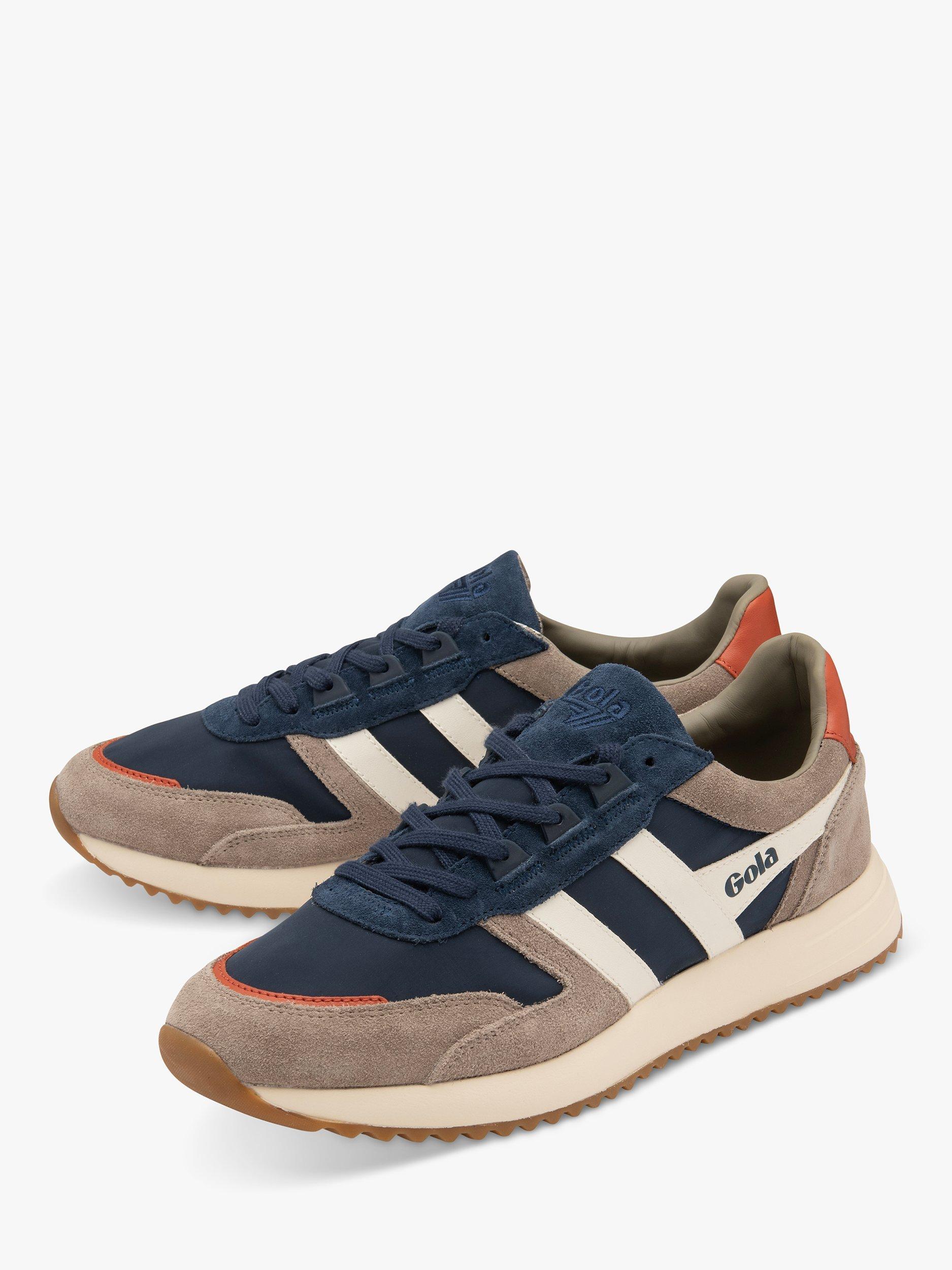 Gola Classics Chicago Nylon Lace-Up Trainers, Navy/Rhino, 7
