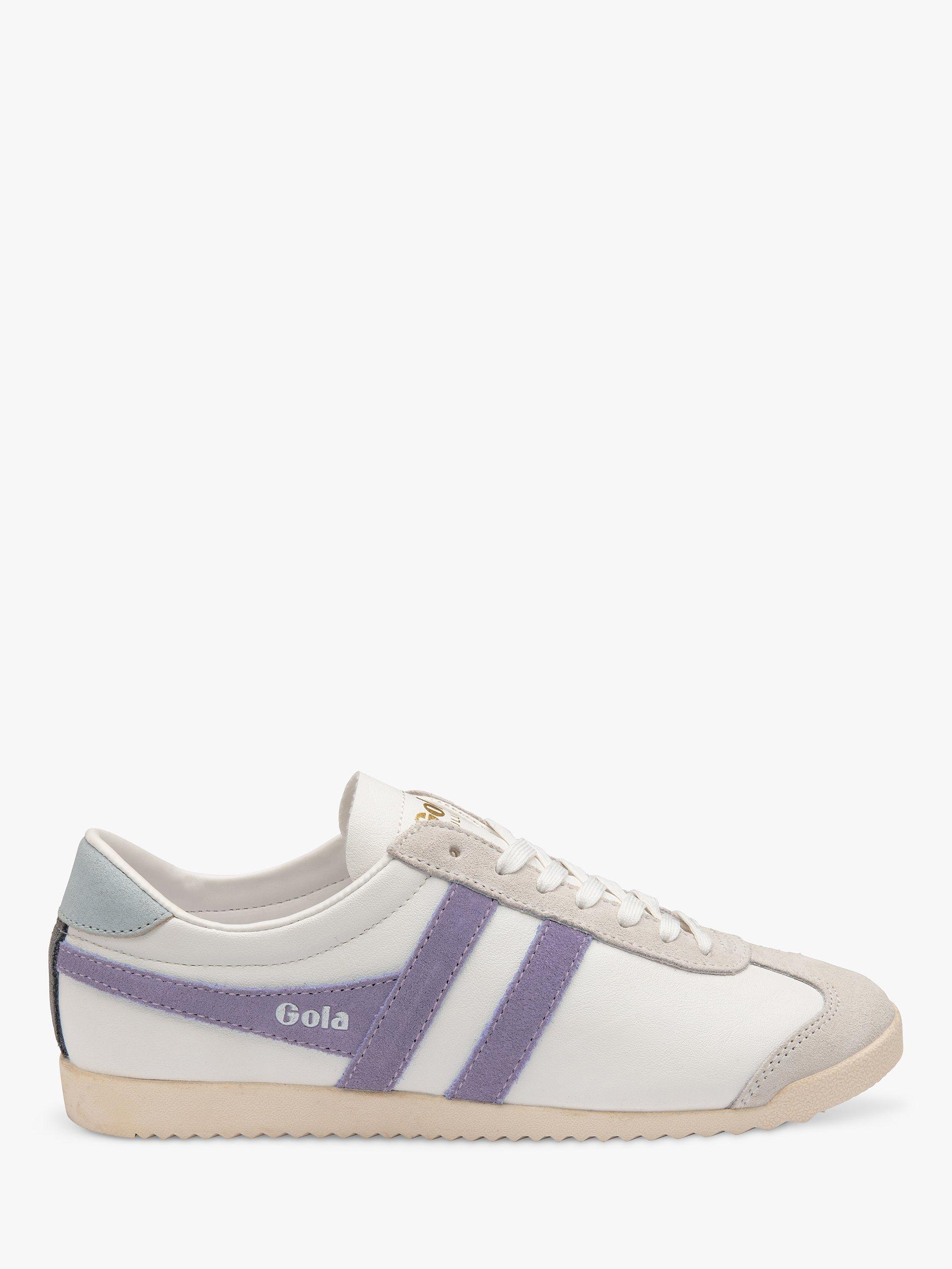 Gola Classics Bullet Blaze Lace Up Trainers, White/Lavender