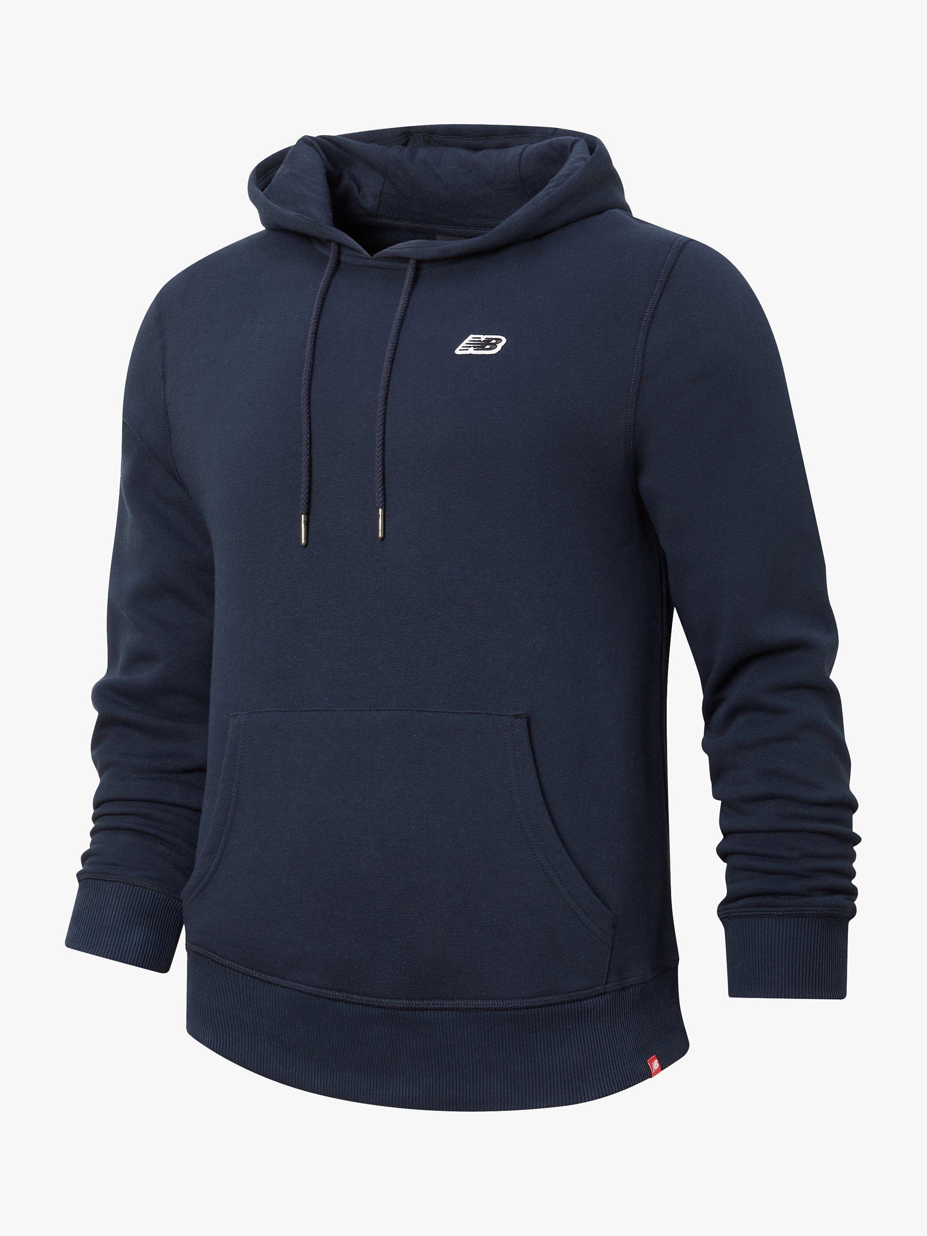 New Balance Men's Small Logo Overhead Hoodie, Eclipse, Eclipse