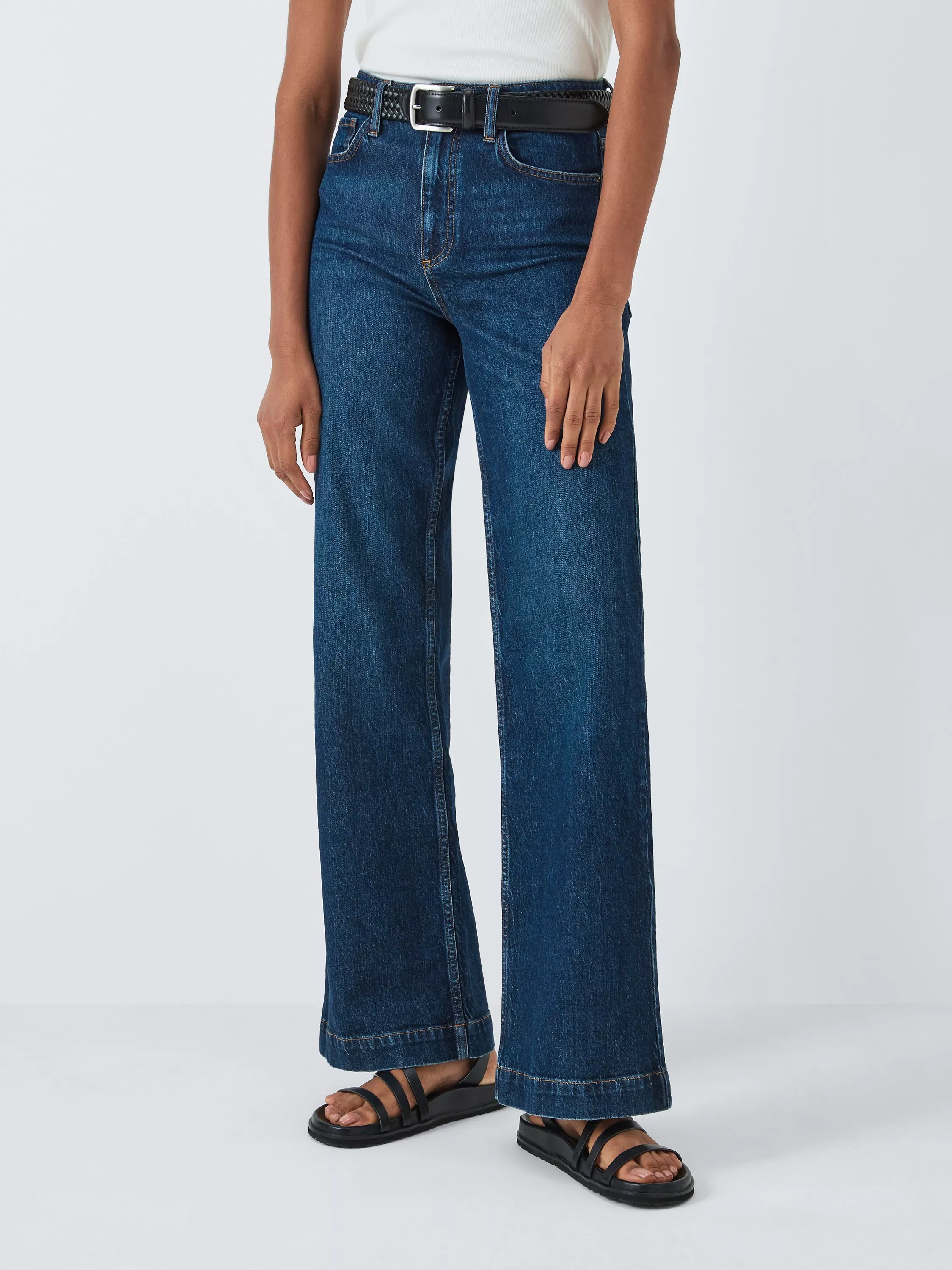 AYR The Aloe High Waist Straight Leg Jeans In Orchids on sale