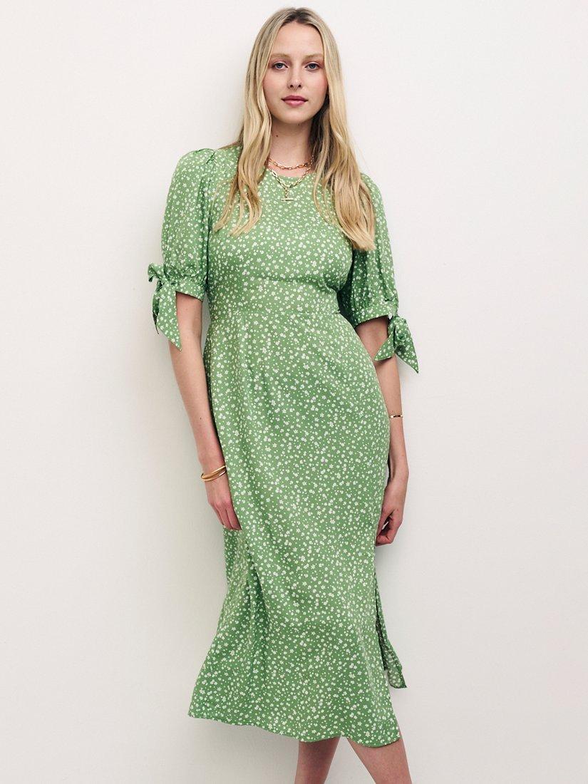 Nobody's Child Esme Floral Midi Dress, Green