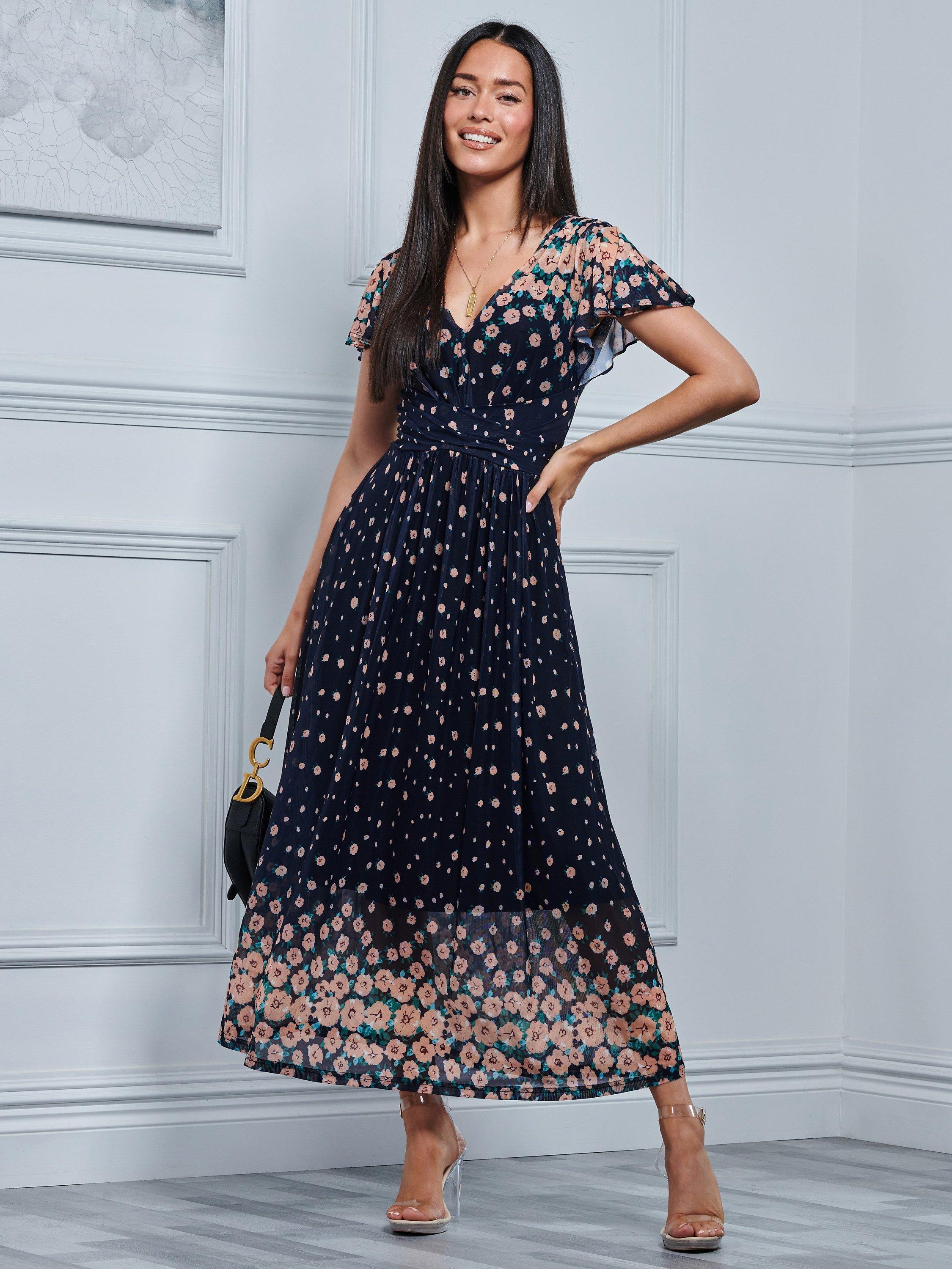 Jolie Moi Mably Floral Print Maxi Dress