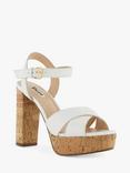 Dune Jealous Cross Strap Platform Heel Sandals