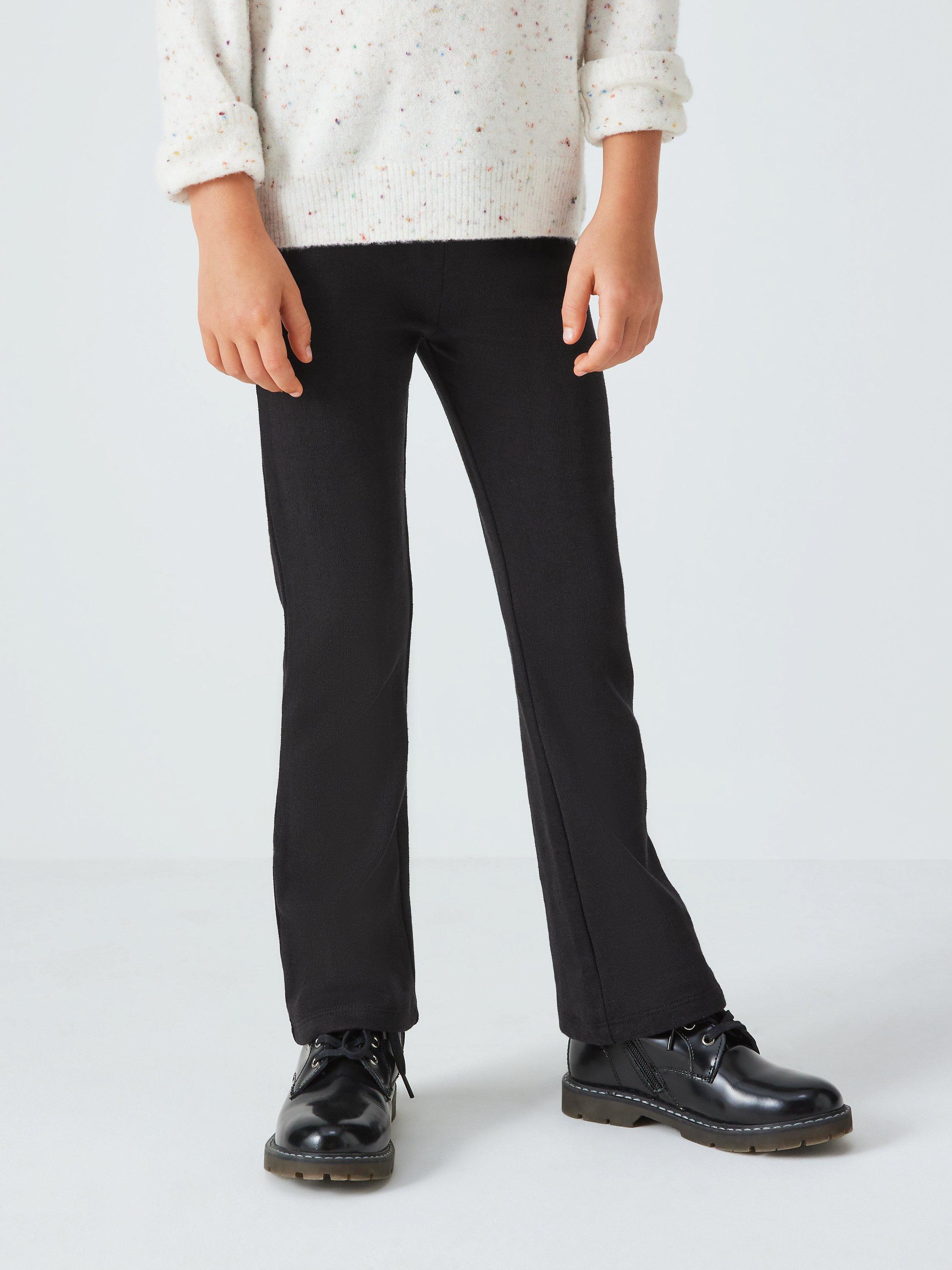 John Lewis Kids' Flared Leggings, Black