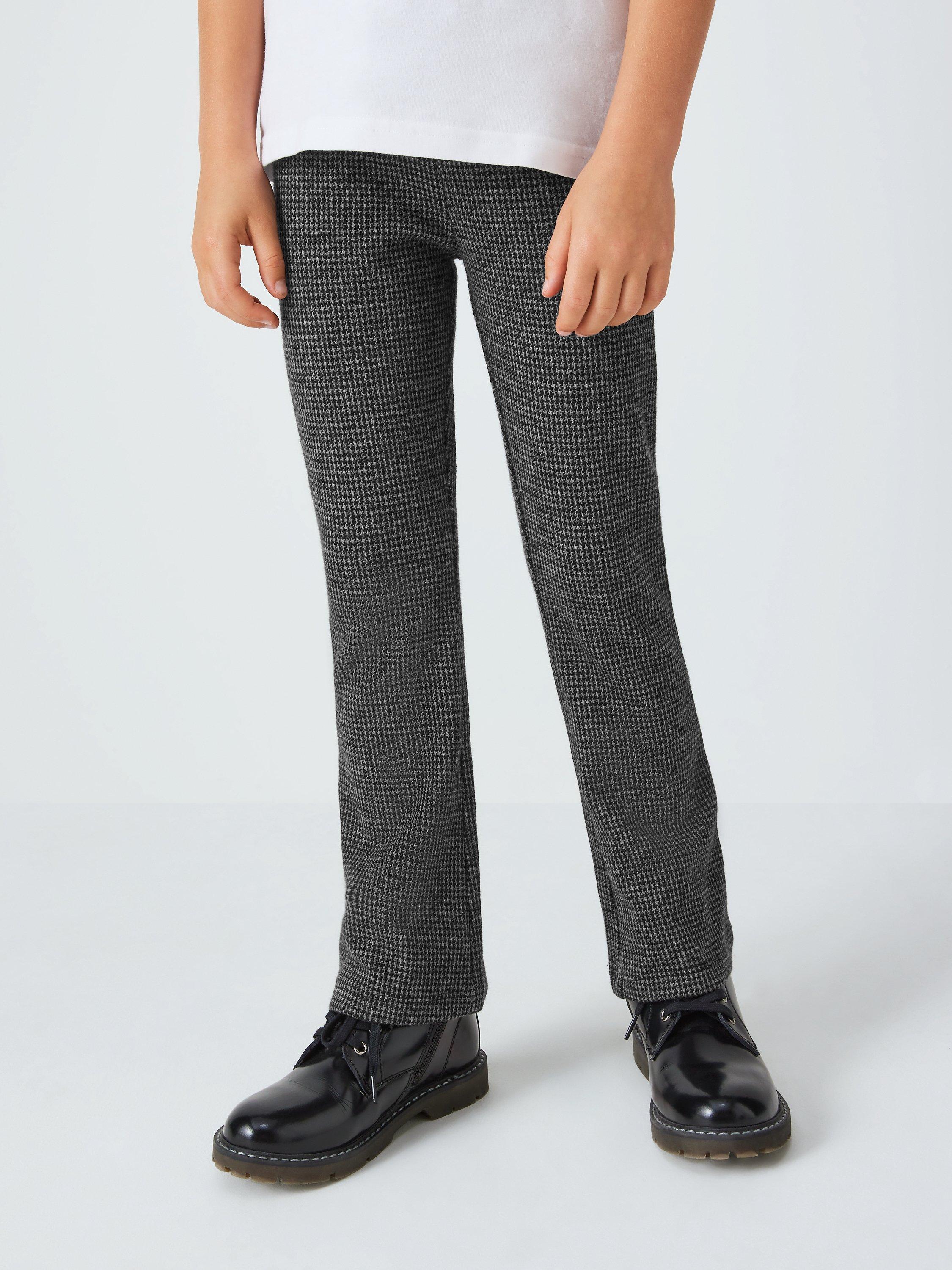 John Lewis Kids' Dogtooth Flared Leggings, Multi