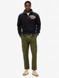 Superdry Organic Cotton Core Cargo Trousers, Authentic Khaki