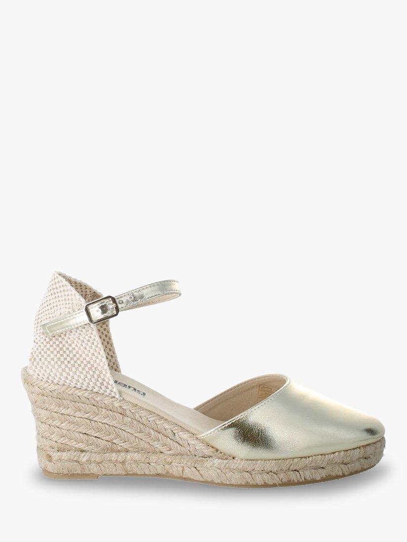 Westland by Josef Seibel Avery 03 Wedge Espadrilles, Gold