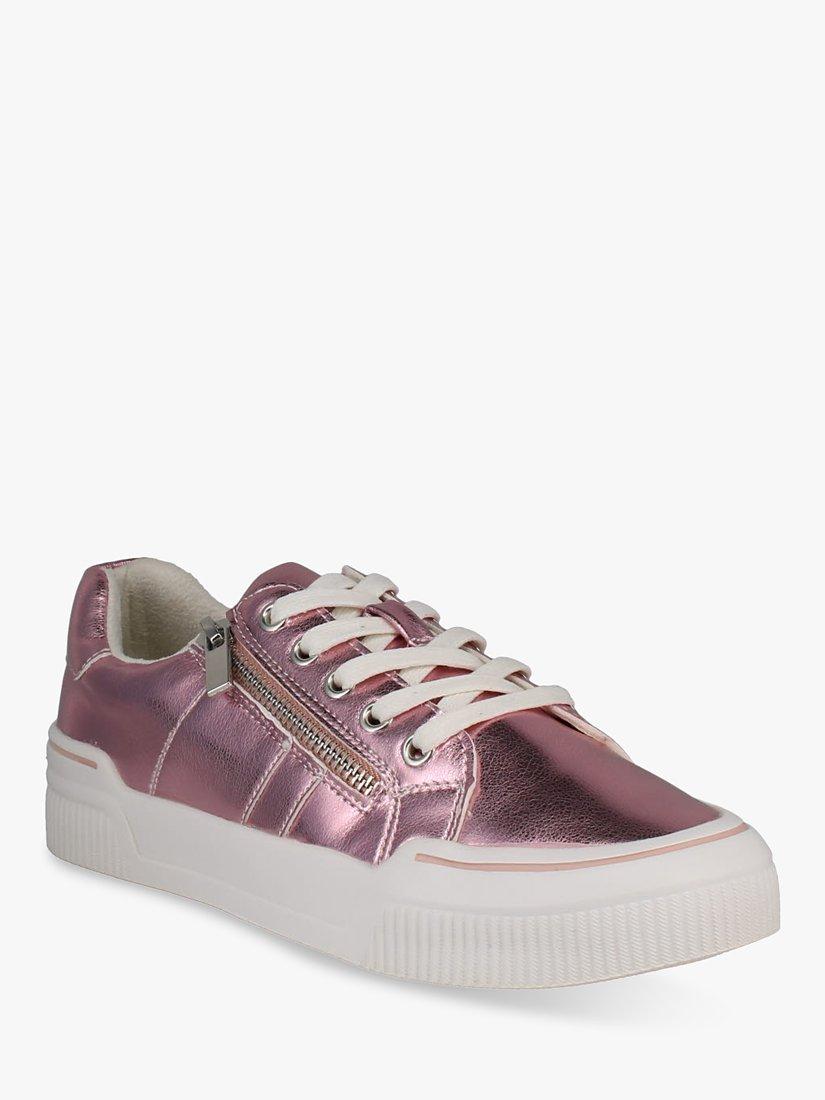 Westland by Josef Seibel Harper 02 Low Top Lace Up Trainers, Pink, 3