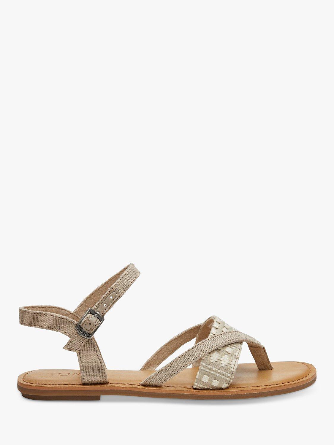 Toms Lexie Flat Sandals, Beige