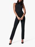Spanx SPANXsupersmooth™ PerfectFit Ponte Slim Straight Trousers, Classic Black
