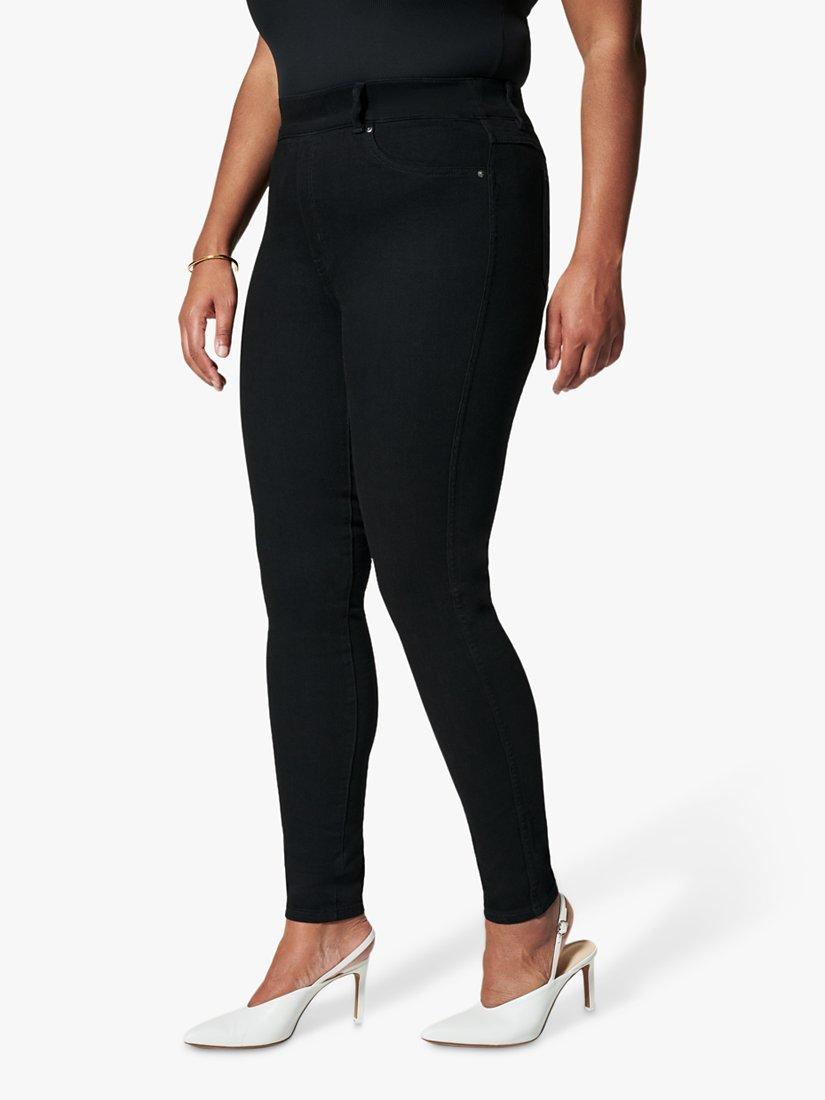 Spanx Ankle Length Skinny Jeans Clean Black