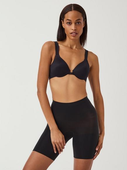 Spanx SPANXsculpt™ Firm Compression Seamless Power Mid-Thigh Shorts, Very Black
