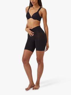 Spanx SPANXsculpt™ Seamless Power Mid-Thigh Shorts - view 2, Very Black
